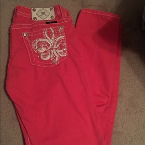 Miss Me Pink Skinny Jeans 29